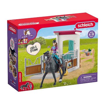 schleich HORSE CLUB Horse box with Lisa and Storm 42709