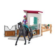 schleich HORSE CLUB Paardenbox met Lisa en Storm 42709