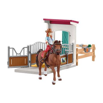 schleich HORSE CLUB Horse box with Hannah and Cayenne 42710