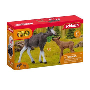 schleich WILD LIFE Eland met Kalf 42629