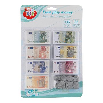 Euro Play Money, 137 pcs.