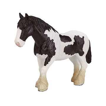 Mojo Horse World Clydesdale-Pferd, schwarz und weiß – 387085