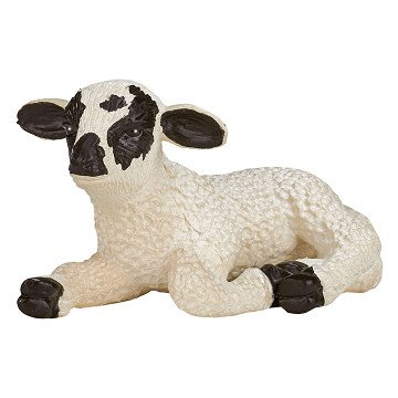 Mojo Farmland Lamm weiß schwarz liegend – 387060