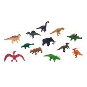 Mojo Prehistory Mini-Dinosaurier-Spielset, 12-teilig.   - 380055