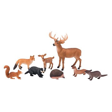Mojo Wildlife Forest Playset, 8pcs - 380027