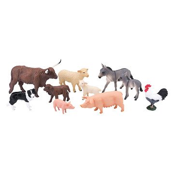 Mojo Farmland Farm Animals Start-Spielset, 10-teilig.  - 380030