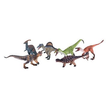 Mojo Prehistory Luxus-Dinosaurier-Spielset, 6-teilig.  - 380029