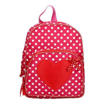 Rucksack Herz mit Punkten