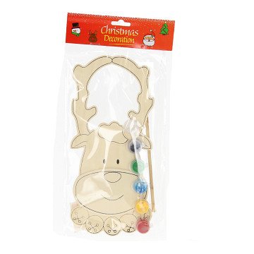 Verf je eigen Deurhanger Kerst