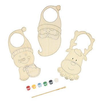 Verf je eigen Deurhanger Kerst