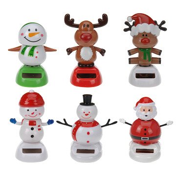 Happy Christmas figure Solar