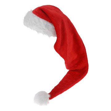 Weihnachtsmütze Plüsch, 125 cm