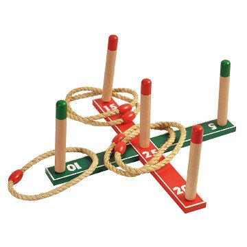 Ring throwing game Wood