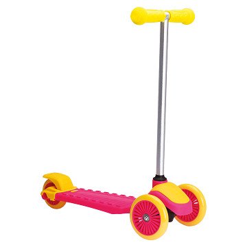 Driewieler Step Roze/Geel