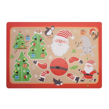 Knutsel Placemat Kerst