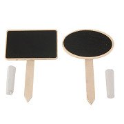 Mini blackboard on a stick