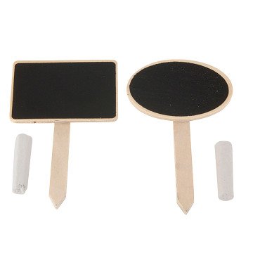 Mini blackboard on a stick