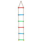 Touwladder met 6 Treden, 2mtr.