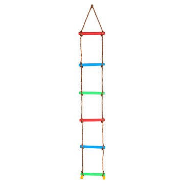 Strickleiter mit 6 Stufen, 2 Meter.