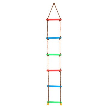 Touwladder met 6 Treden, 2mtr.