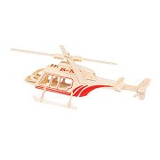 schoner aanval Rafflesia Arnoldi Wooden Building Kit - Helicopter | Thimble Toys