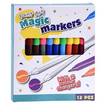 Magische Marker, 12 Stück.