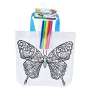 Color your own Bag - Butterfly / Horse