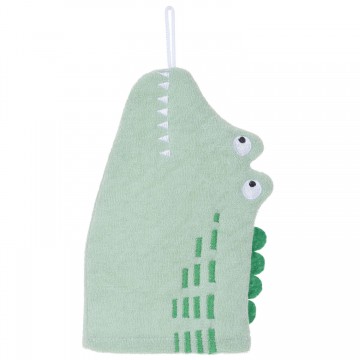 Children's washcloth Animals - Crocodile