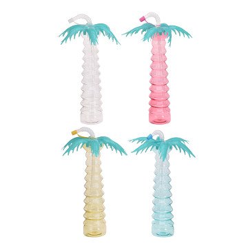 Children's Cup Palm Tree with Straw