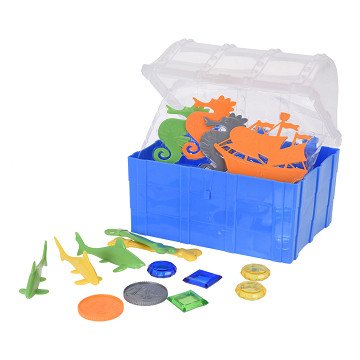 Duikspeelgoed in Schatkist, 27dlg.