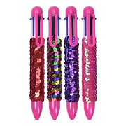 Multi-coloured Pen with Sequins
