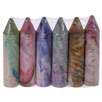 Sidewalk Chalk Marble Color, 6 pcs.