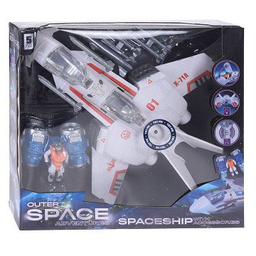 Spaceship Playset with Light and Sound