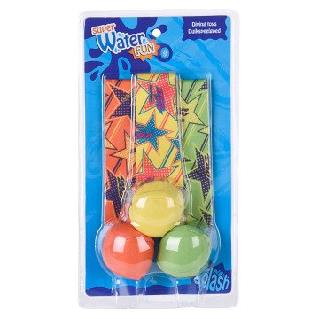 Neon diving balls with tail, 3 pcs.