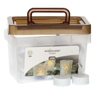 Tea light LED. set of 24