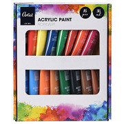 Acrylic paint, 16 pcs.