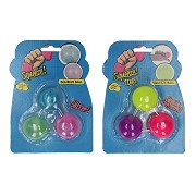 Squeeze Ball Sticky Color, 3er-Set