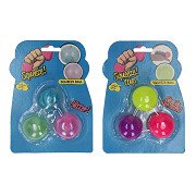 Squeeze Ball Sticky Color, Set of 3
