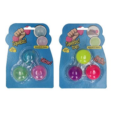 Squeeze Ball Sticky Color, 3er-Set