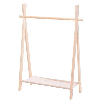 Children's clothes rack made of beech wood
