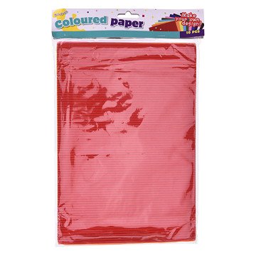 Craft Cardstock Wavy, 10 pcs.