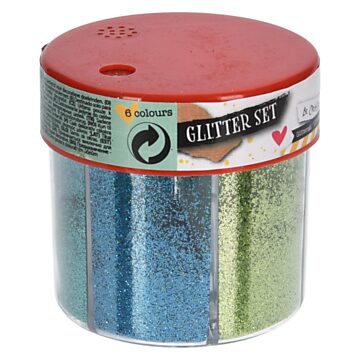 Glitter Set, 6 colors