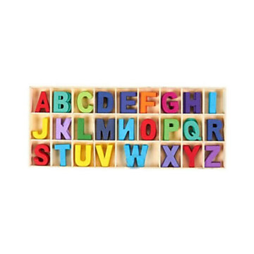 Wooden Letters Alphabet, 130dlg.