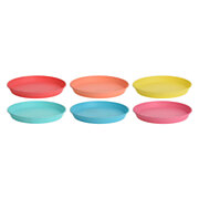 Plates Colored, 6pcs.