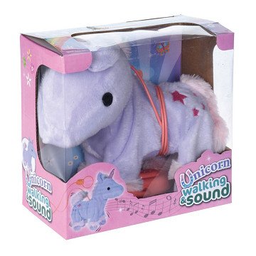 Einhorn läuft mit Geräuschen