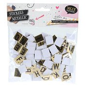 Stickers EVA Metallic Letters, 150 pcs.