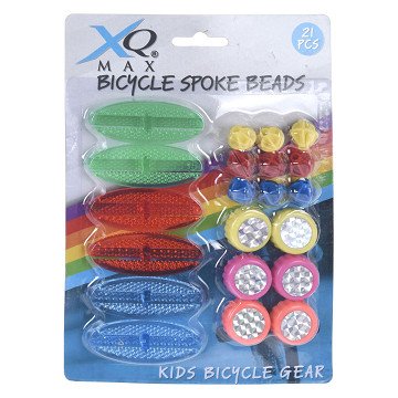 XQMAX Bicycle Decoration Set, 21 pcs.