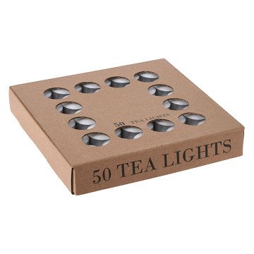 Tea lights, 50 pcs.