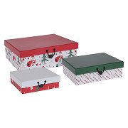 Christmas gift box set, set of 3