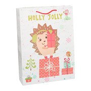 Geschenktas Kerst, 34cm